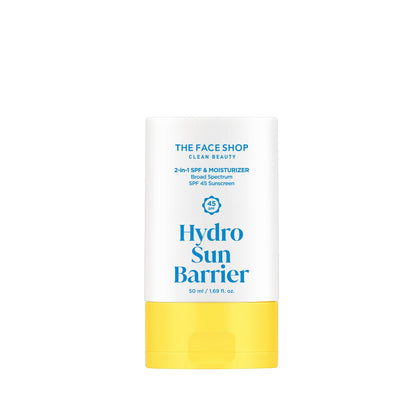 THE FACE SHOP tube front view showing sleek packaging and SPF benefit