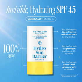 THE FACE SHOP ingredient panel with niacinamide and calendula called out