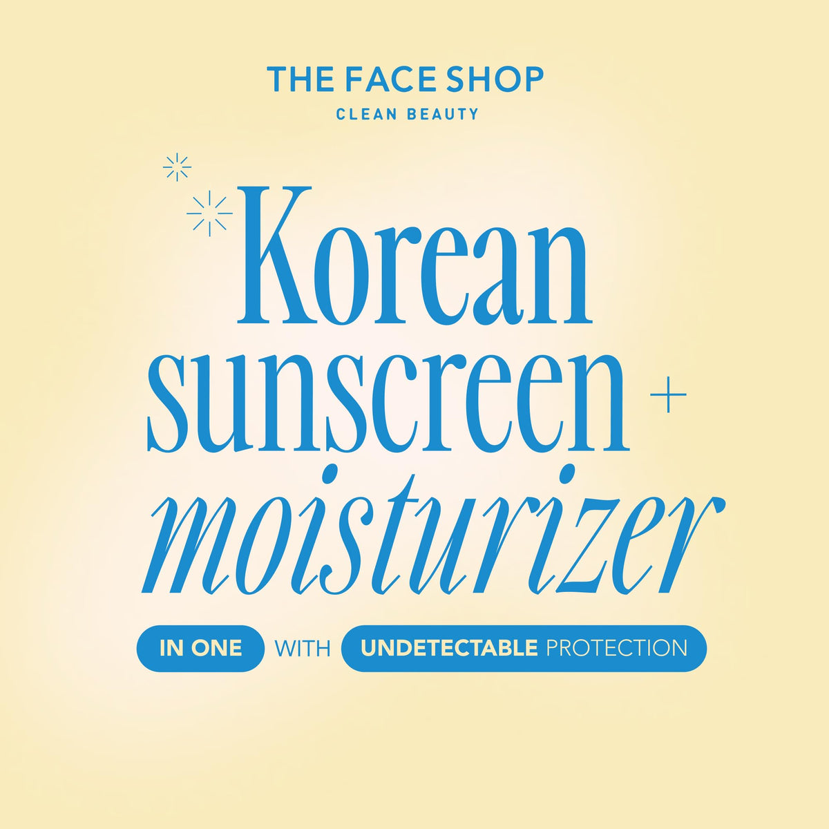 THE FACE SHOP open cap dispensing product highlighting easy application