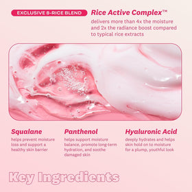 THE FACE SHOP label and ingredient panel highlighting Rice Active Complex