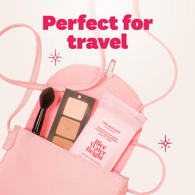 THE FACE SHOP lifestyle bedroom scene portraying easy nighttime use