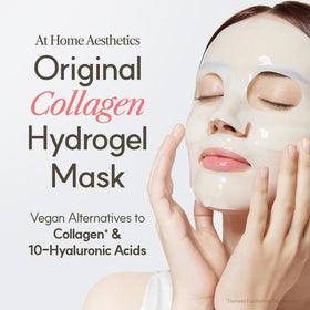 THE FACE SHOP close-up hydrogel sheet texture highlighting snug fit