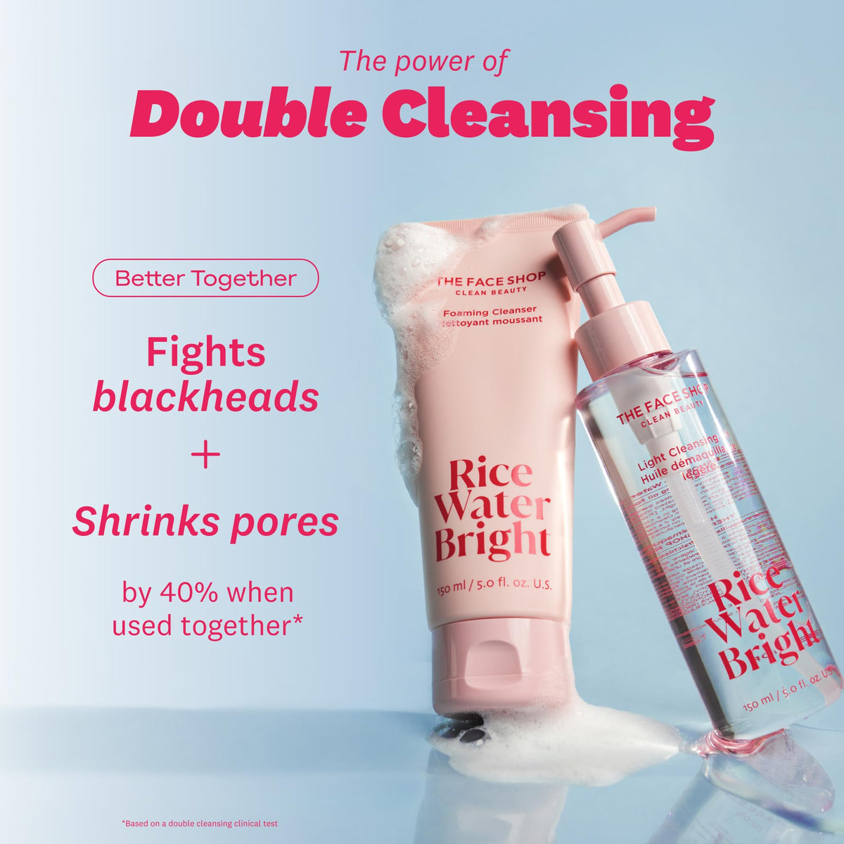 The Face Shop oil texture on hand that dissolves makeup quickly