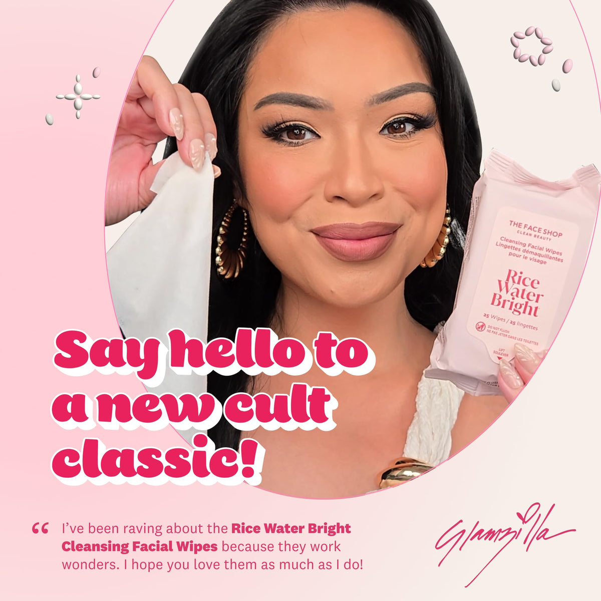 THE FACE SHOP open pack revealing single wipe freshness and convenience