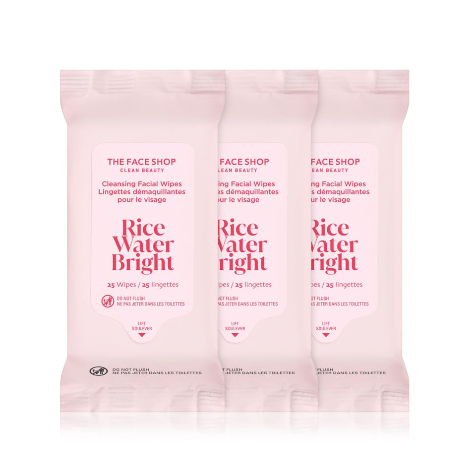 THE FACE SHOP pack front showing 3-pack value and portability benefit