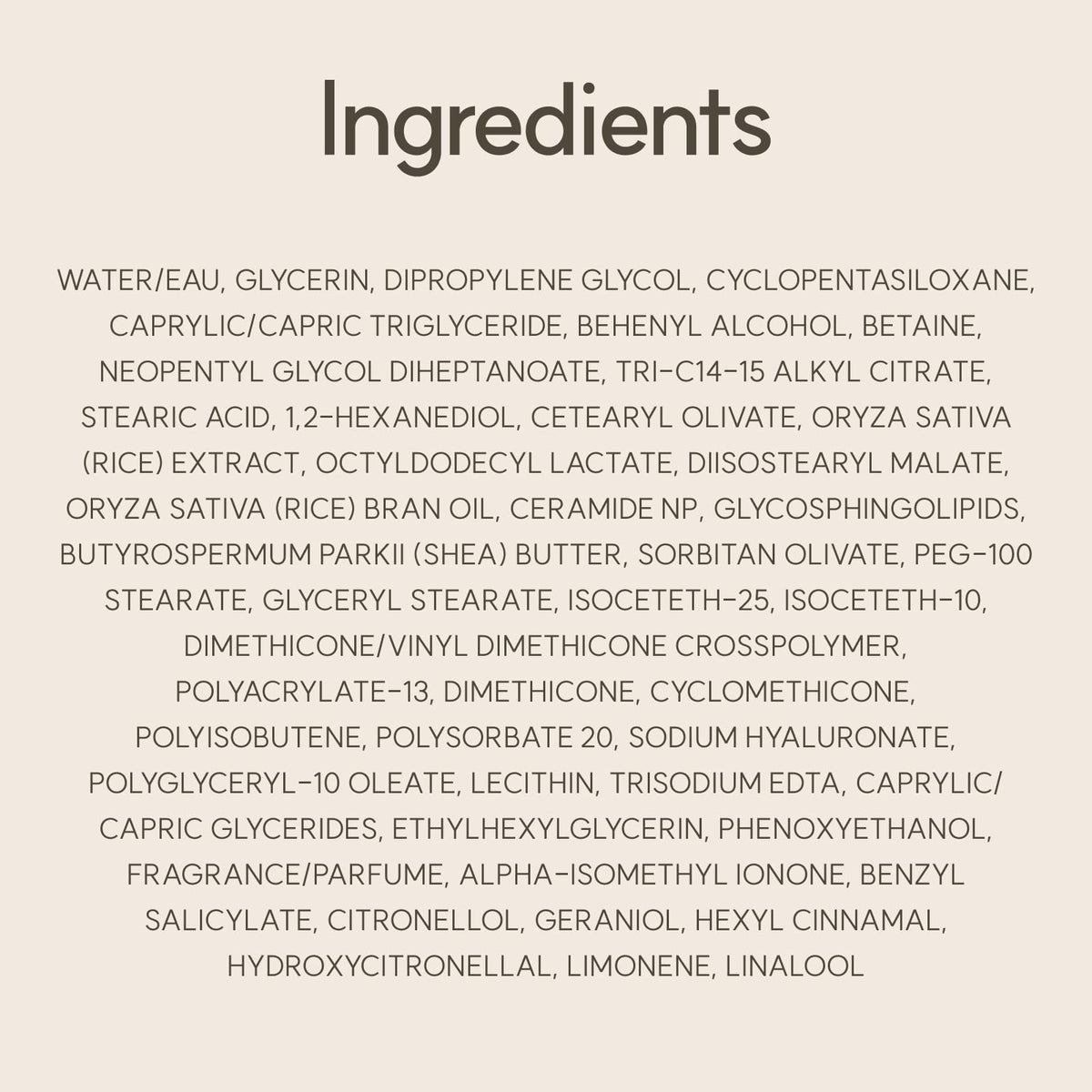 the face shop rice ceramide cream packaging closeup showing label clarity and quality
