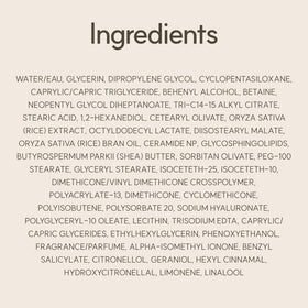 the face shop rice ceramide cream packaging closeup showing label clarity and quality