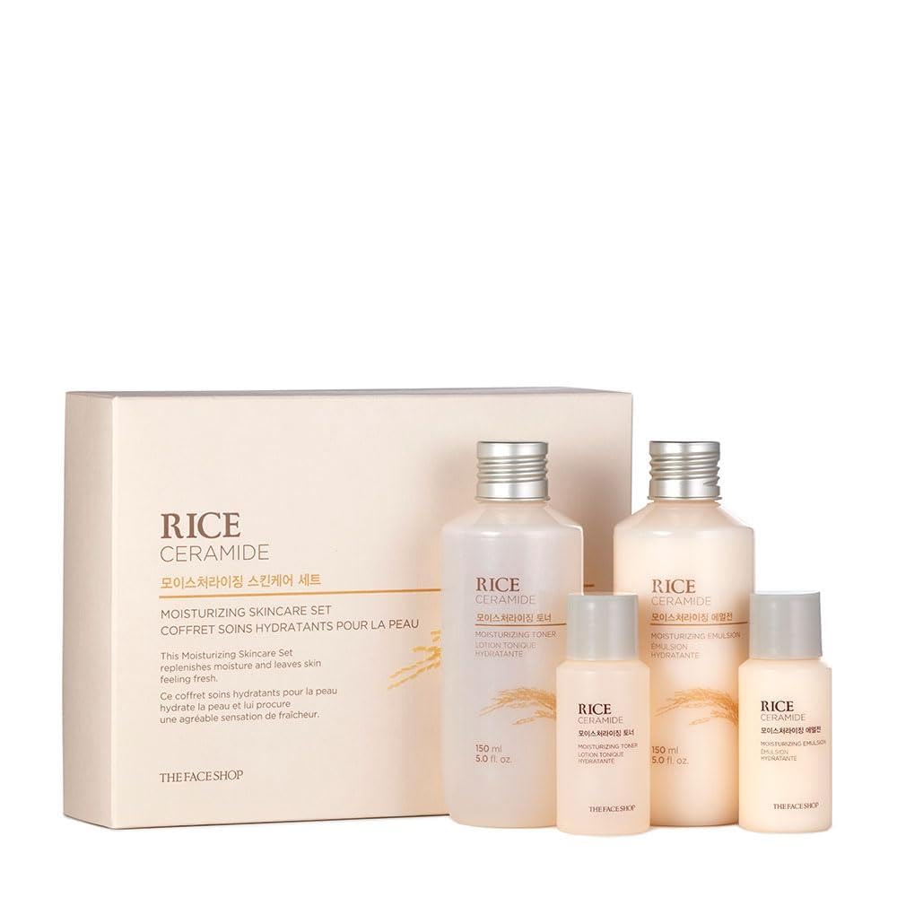The Face Shop front packaging showing set and benefits