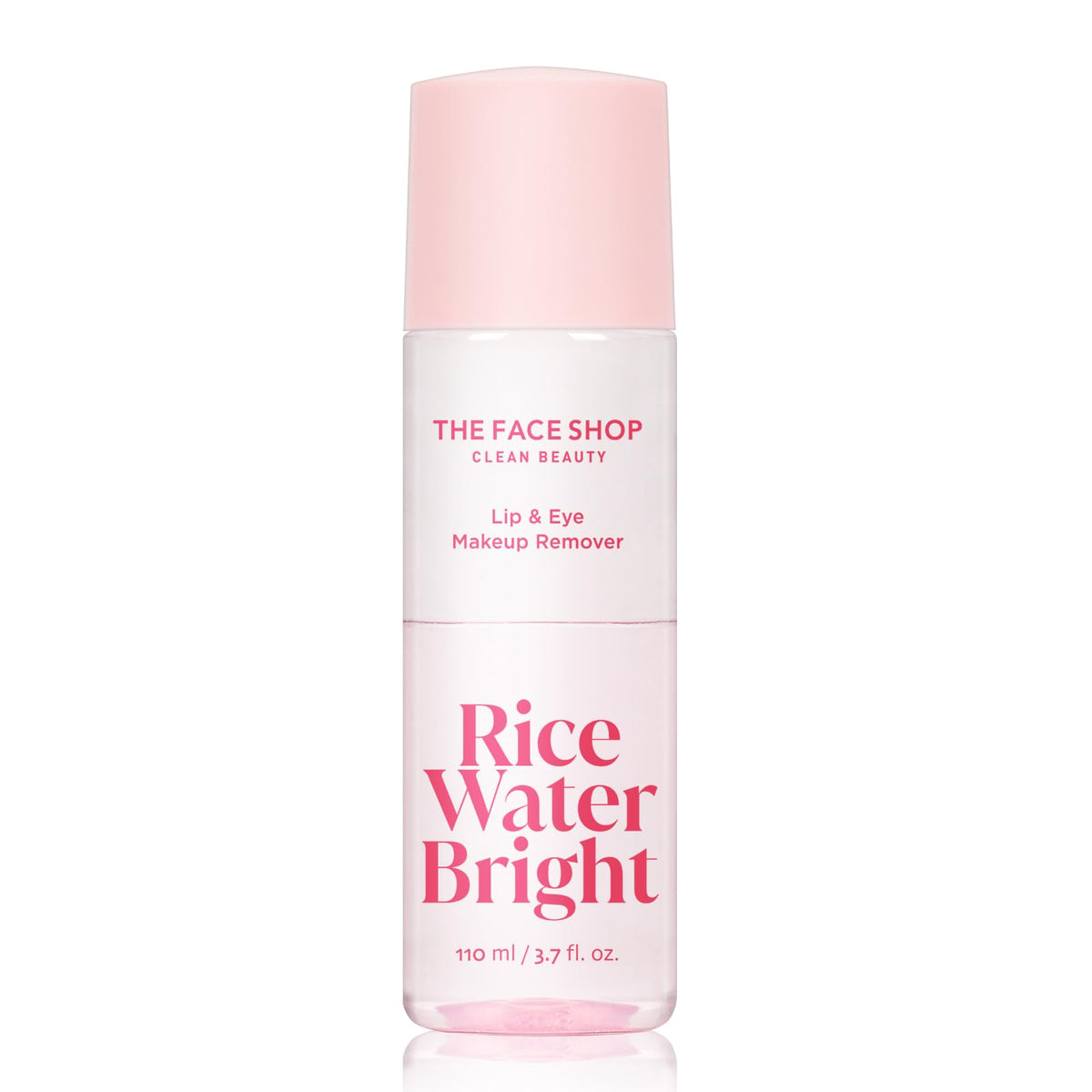 The Face Shop front bottle view showing size and clear formula benefit