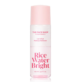 The Face Shop front bottle view showing size and clear formula benefit