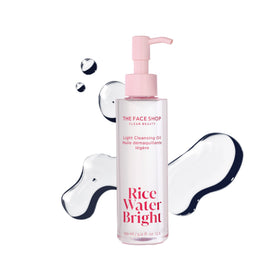 The Face Shop front bottle view showing lightweight cleanser and brightening benefit