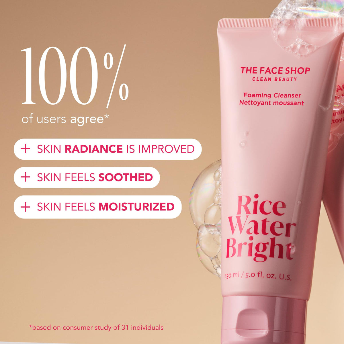 The Face Shop moisturizing cream open jar showing creamy texture and barrier-supporting ceramide