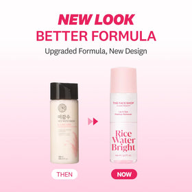 The Face Shop shaken bi-phase emulsion mixing for effective removal