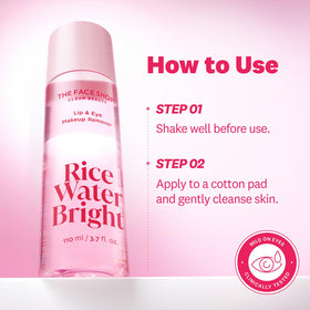 The Face Shop size comparison with a hand showing 3.7 fl oz benefit
