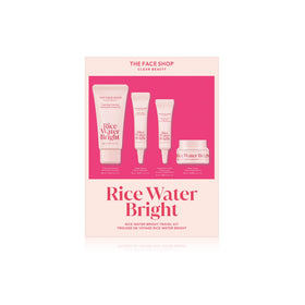 The Face Shop travel kit front packaging showing compact bottles and tubes for easy packing