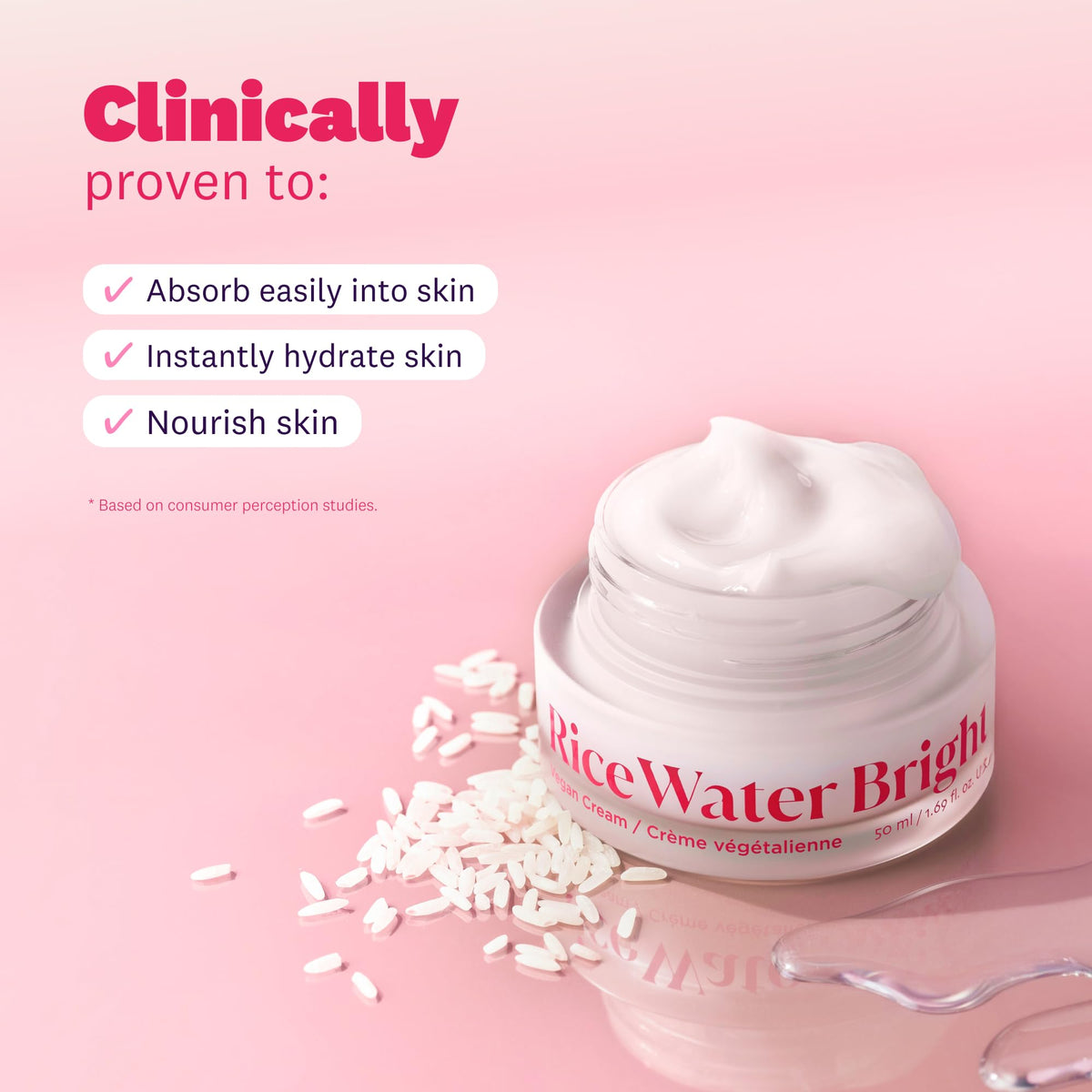 Product held in hand to show The Face Shop cream size and travel-friendly scale