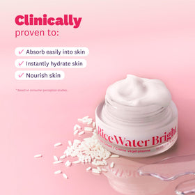Product held in hand to show The Face Shop cream size and travel-friendly scale