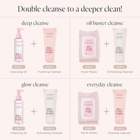 Foamy lather on skin demonstrating The Face Shop cleanser rinses clean and softens