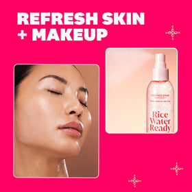 Product next to hand for scale showing The Face Shop travel-friendly size