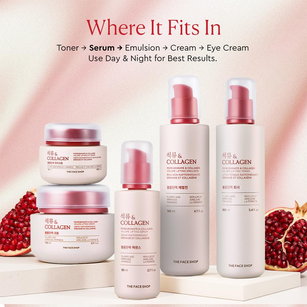 The Face Shop size scale in hand displaying compact travel-friendly packaging benefit