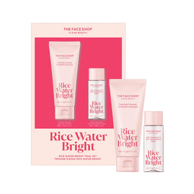 The Face Shop front packaging showing travel double-cleanse set benefits