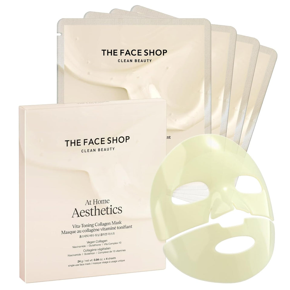 The Face Shop front packaging showing mask sachet and hydration benefits
