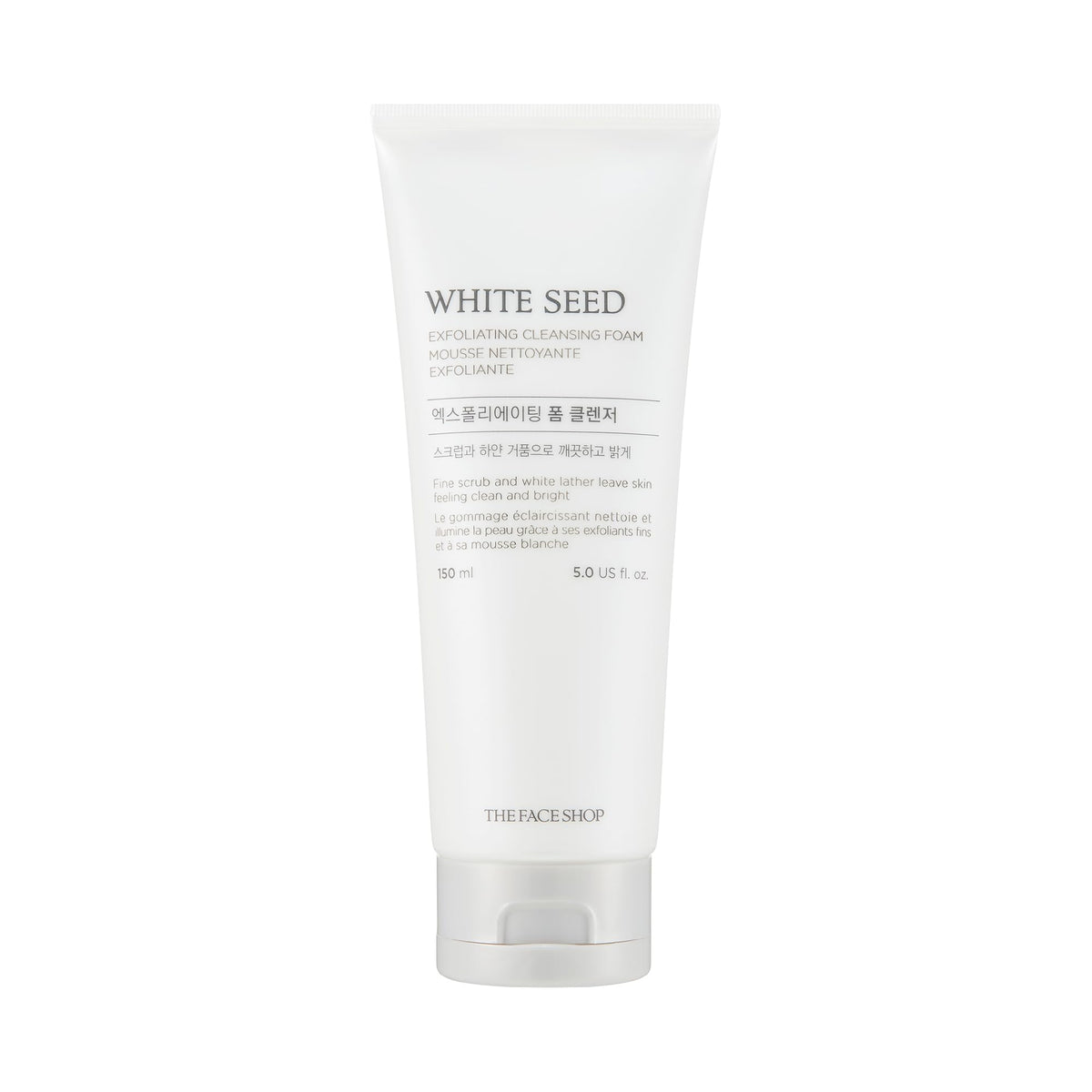 The Face Shop front packaging showing product and benefit of gentle deep clean