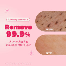 THE FACE SHOP wipe held in hand for size comparison showing portable, travel-friendly benefit
