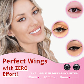the flick stick dual-ended stamp and pen demonstrating quick wing creation benefit