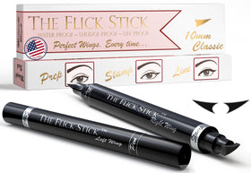 the flick stick front view packaging showing product and benefit of easy wings