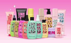 The Fox Tan bottle in a beach bag setting, conveys on-the-go hydration and tanning support