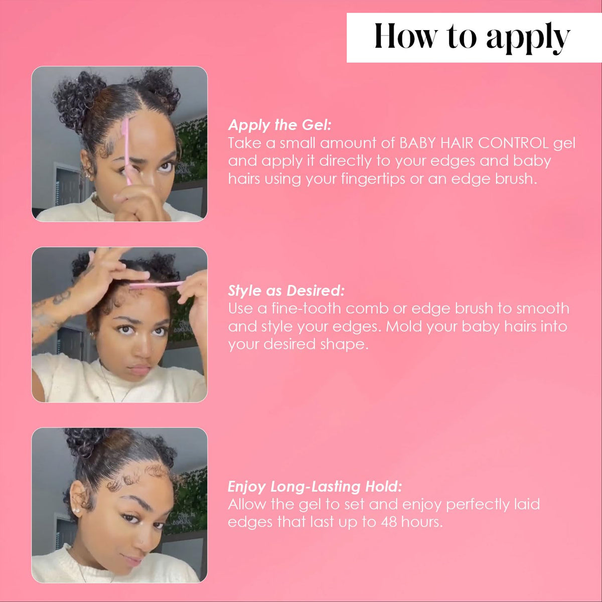 The Frontal Queen jar in hand shows 3.5 oz scale and travel-friendly benefit