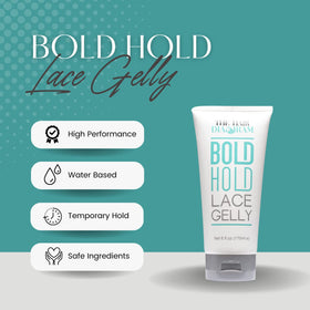 The Hair Diagram applying gel to hairline for precise lace melt