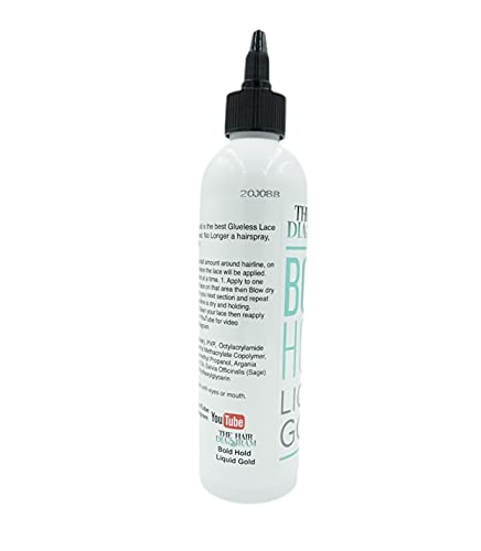 The Hair Diagram applying gel to hairline demonstrating secure application