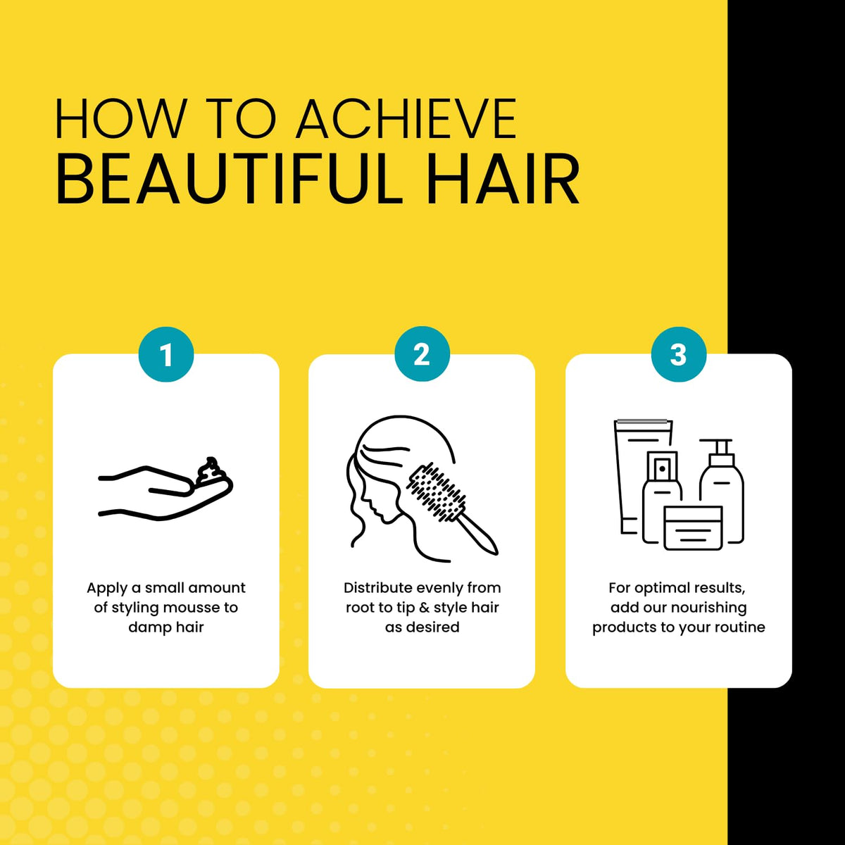 The Hair Diagram Ashley Marie bottle on bathroom shelf suggesting everyday styling routine