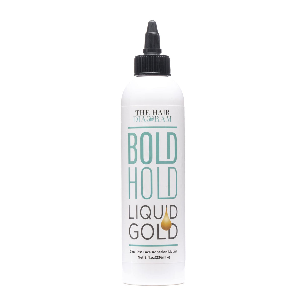 The Hair Diagram bottle front view showing clear label and benefits