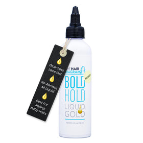 The Hair Diagram product front label showing brand and hold benefit