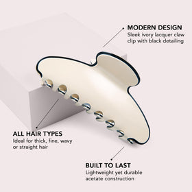 The Hair Edit clip worn in hair demonstrates secure hold and effortless style