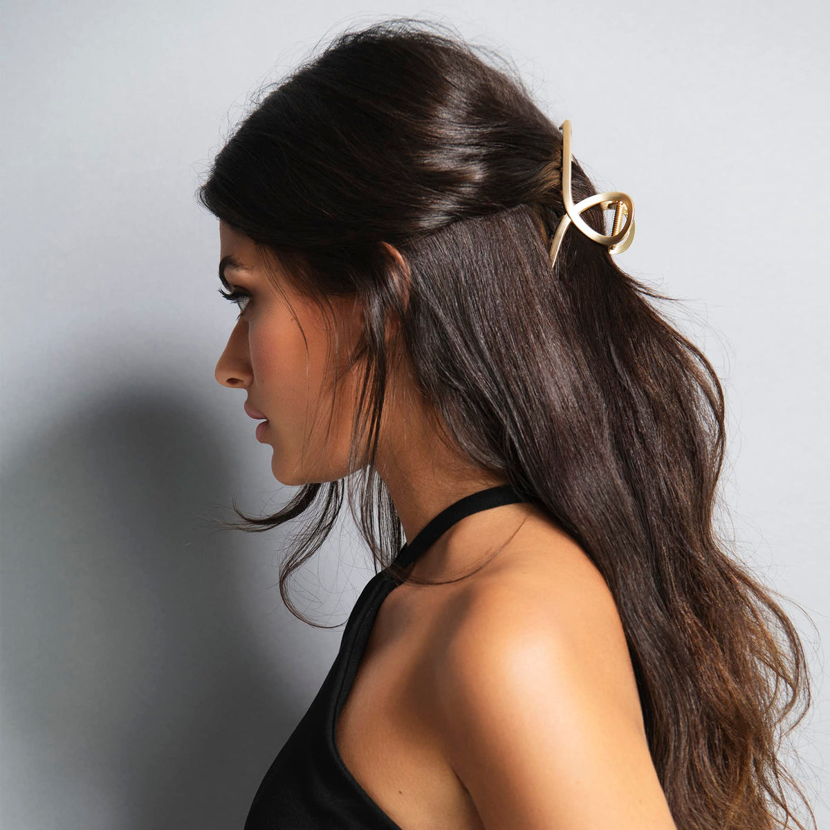 The Hair Edit close-up of metal finish highlighting durable lustrous gold and quality