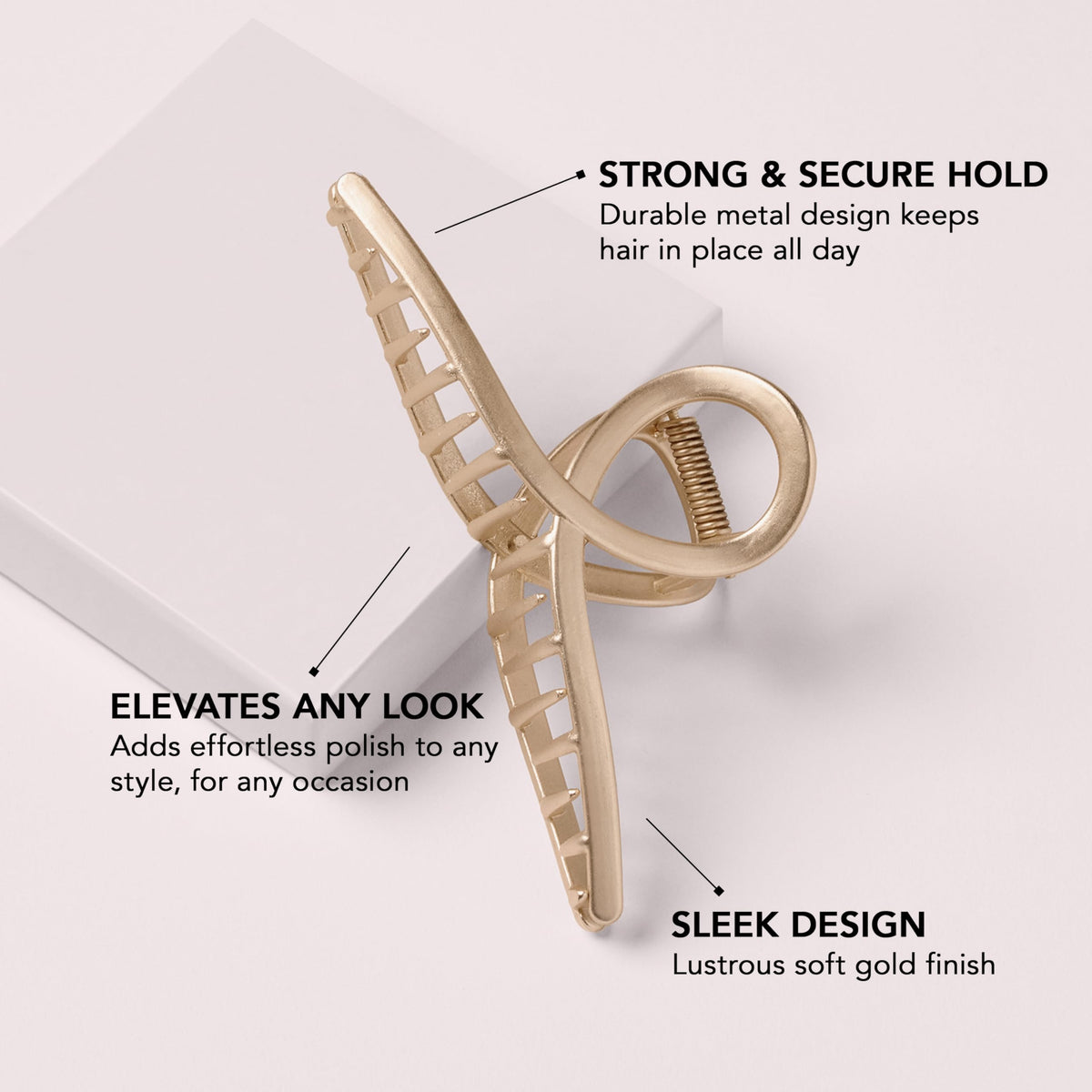 The Hair Edit detail of claw teeth showing secure grip and slip-resistant hold