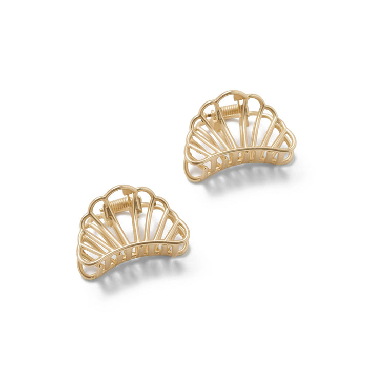 The Hair Edit front view showing two mermaid shell clips adding shimmer