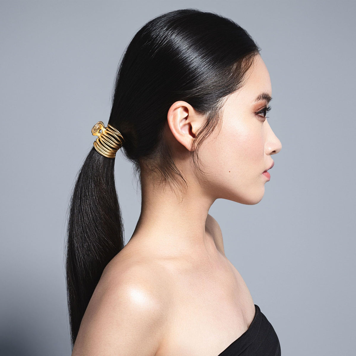 The Hair Edit close-up of sculptural wire detail highlighting refined design
