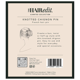 The Hair Edit knotted tip detail shows prong strength and comfortable scalp contouring