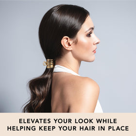 The Hair Edit displayed on a dresser styled as an everyday jewelry-like accessory