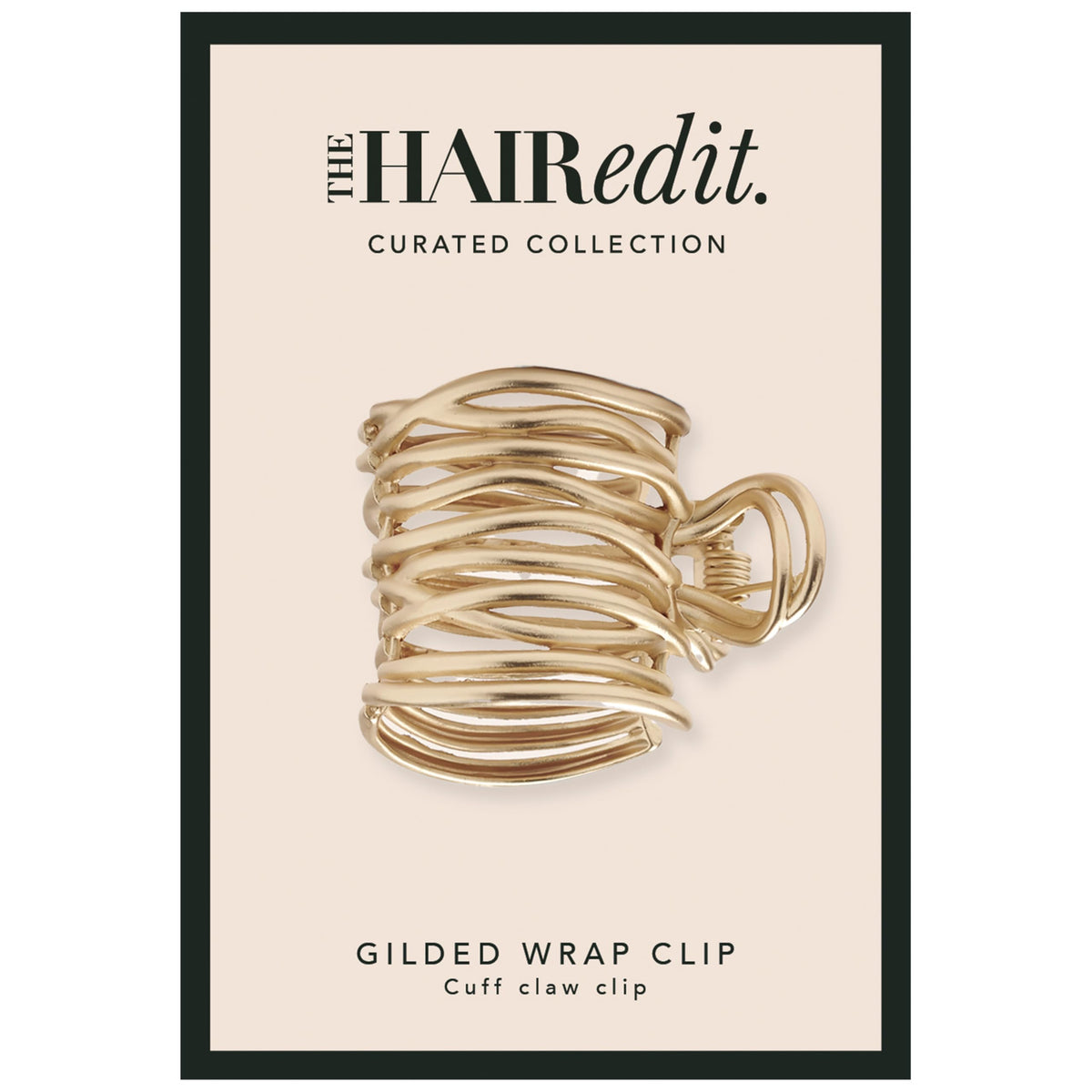 The Hair Edit texture close-up showing soft gold finish for lasting sheen