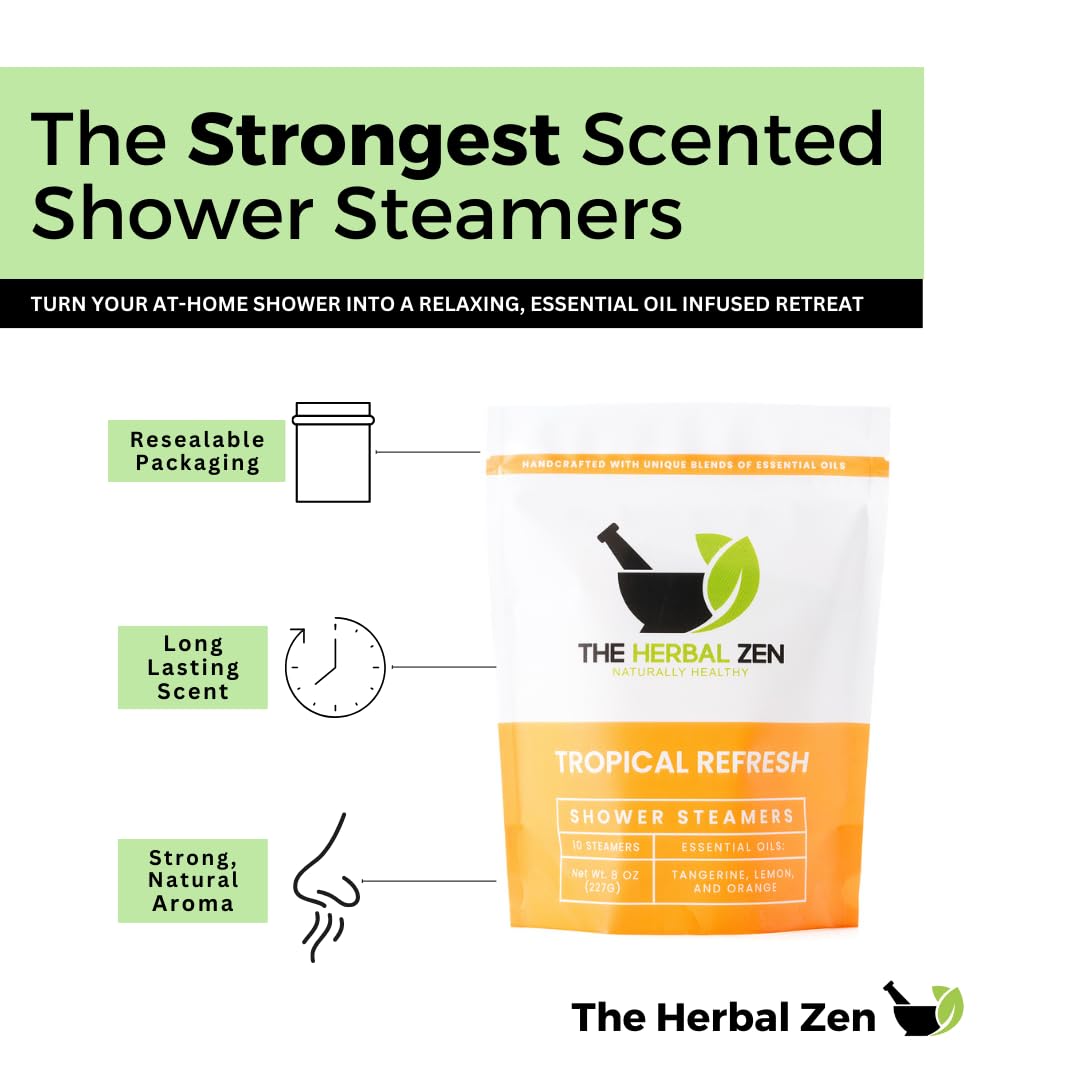 The Herbal Zen handmade batch label highlighting USA production quality