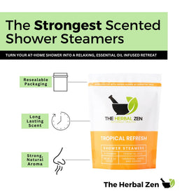 The Herbal Zen handmade batch label highlighting USA production quality
