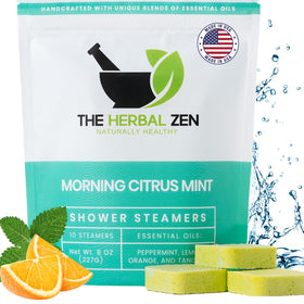 The Herbal Zen front packaging showing energizing citrus blend benefits
