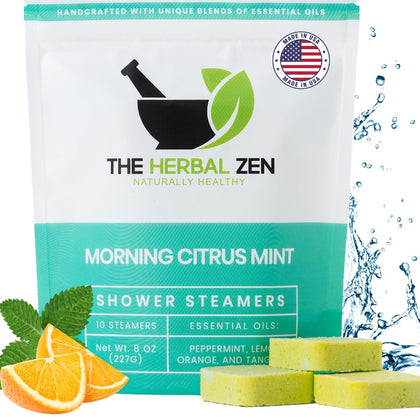 The Herbal Zen front packaging showing energizing citrus blend benefits