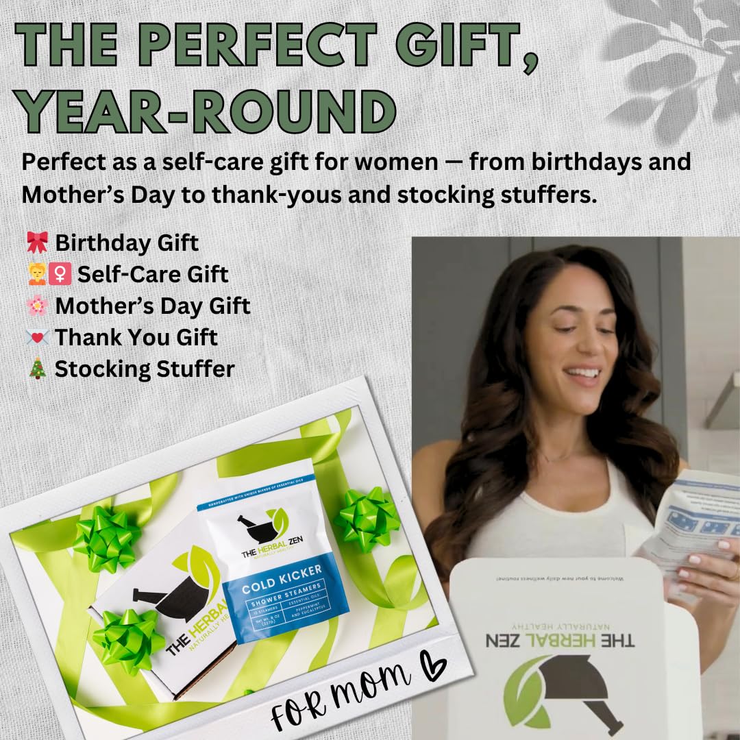 The Herbal Zen product label and ingredient list emphasizing natural oils